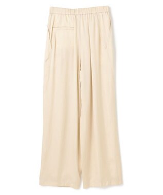 BEIGE， 【洗える・VERY 6月号掲載】PAWPAW / ウエストリボンタックワイドパンツ Meringue