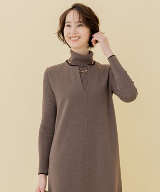 自由区 【WEB限定/セット着用可】セミウーステッド タートルネック