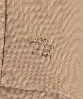 J.PRESS MEN 【大人気バックブル】バンドカラー オックスフォードガーメントダイシャツ ベージュ系