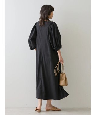 AMERICAN HOLIC 接触冷感スキッパーワンピース Black