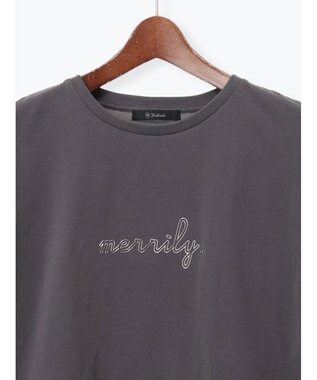 Te chichi 3DシャイニーロゴロンT《2026 spring catalog item》 チャコールグレー