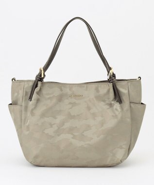 LA BAGAGERIE シャドージャカード 2WAYミニトートバッグ グレージュ