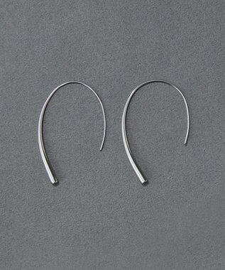 Phoebe 〈金属アレルギー対応〉エアリーフックピアス　シルバー　ステンレス