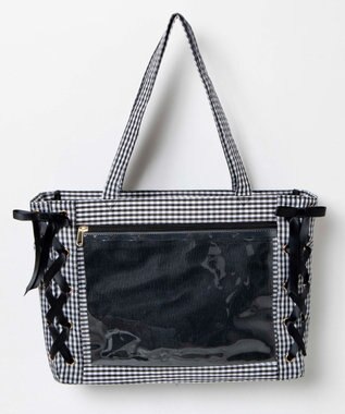 WEGO 【痛バ＆推し活グッズ】レースアップ痛バッグS 柄1