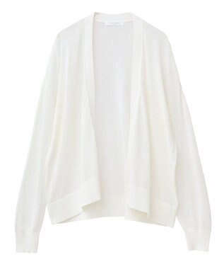 Green Parks 接触冷感ゆったりカーディガン Off White