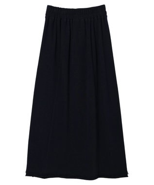 CRAFT STANDARD BOUTIQUE カットオフＡライン裏毛スカート Charcoal Gray