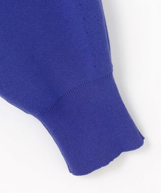 ANY L ミラノリブニットカーディガン ブルー