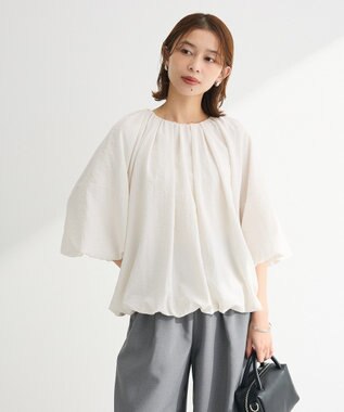 Green Parks ・ＥＬＥＮＣＡＲＥ　ＤＵＥ　バルーンブラウス Off White