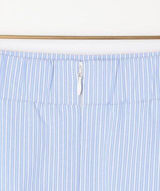 組曲 【セットアップ着用可・WEB限定】コンパクトシャーティング フレアスカート スカイブルー系1