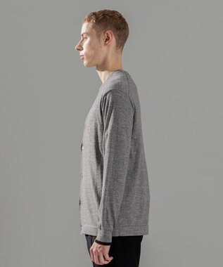 JOSEPH HOMME ウォッシャブルメリノ　Vネックカーディガン ライトグレー系