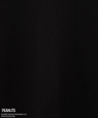 earth music&ecology 【綿100％】ＰＥＡＮＵＴＳ／ｅａｒｔｈ　ピーナッツギャングロンＴ Black