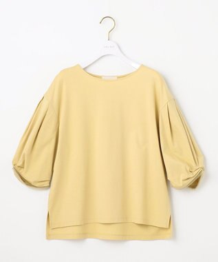 ANY SIS 【接触冷感】360°好印象タックスリーブ カットソー シトラスイエロー
