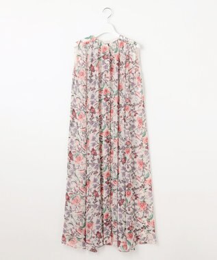 自由区 L 【カタログ掲載・洗える】マラケシュフラワープリント ワンピース マルチ