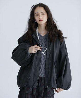 Green Parks ■ＥＳＣＡＲ　フリンジケーブルポップコーンニット Gray