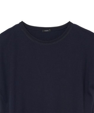 JOSEPH 【洗える】ポプリンジャージー　キャップスリーブドレス Navy