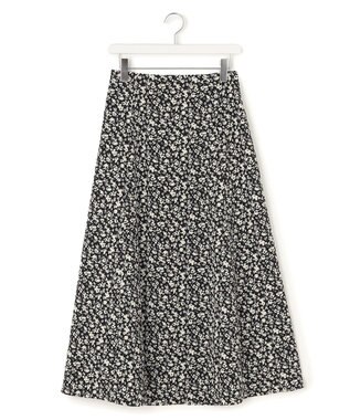 【WOMEN】フラワープリント フレアスカート