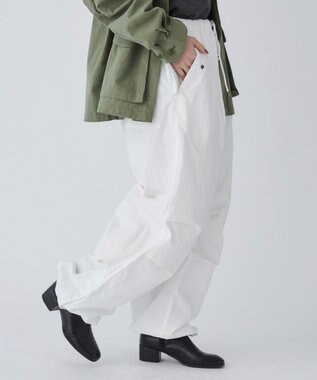 WEGO サイドスリットパラシュートパンツ ホワイト