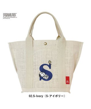 ROOTOTE 8597【スヌーピー】IP.デリ.ジュート.ピーナッツ-9D 02：S-アイボリー
