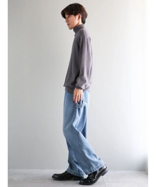 CRAFT STANDARD BOUTIQUE タートルネックニットプルオーバー Charcoal Gray