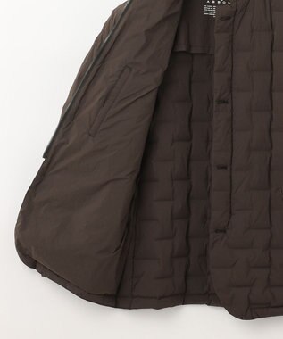 JOSEPH ABBOUD 【インナーダウンとしても対応可】ポケッタブル２WAYストレッチダウン ブルゾン ダークブラウン系