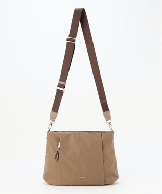 LA BAGAGERIE 多収納ナイロン2WAYショルダー グレージュ