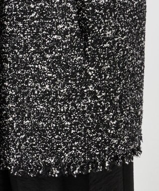 23区 L 【GOLD LABEL】CAMPOREバイカラーツイード ジレ モノトーン系