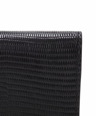 TOPKAPI 【TOPKAPI】イタリアンレザー リザード型押し 二つ折り 財布 LUCIA ルチア ブラック