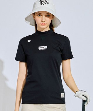 【吸水速乾 / UV遮蔽率96.3% UVカット / ストレッチ】【WOMEN】メッシュコンビモックネックT ゴルフウェア レディース