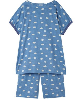 tsumori chisato SLEEP ツモリチサト パジャマ 綿100%(本体) 楊柳素材 4分袖 6分丈 レディース UDT119 /ワコール