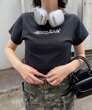 WEGO シルバー3DプリントT ブラック