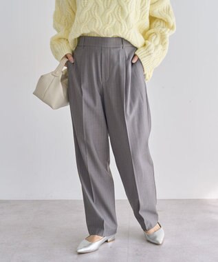 Green Parks あったか裏起毛きれいシルエットパンツ