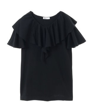 CRAFT STANDARD BOUTIQUE フリルデザインTee Black