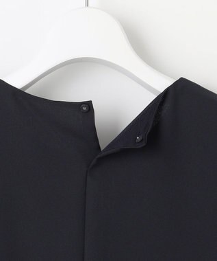 J.PRESS LADIES L ストレッチジョーゼット カットソー ネイビー系