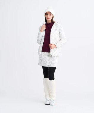 23区GOLF 【WOMEN】中綿ロゴグラフィックブルゾン ホワイト系5