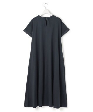 J.PRESS YORK STREET 【WOMEN】キャップスリーブ ワンピース ネイビー系