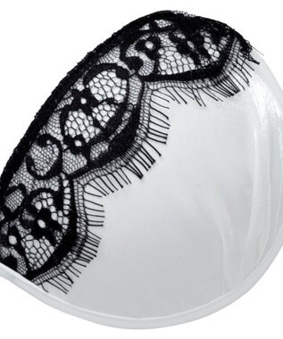 BRADELIS New York 【NuBra / ボリュームアップ】パテッドヌーブラ クロス デザインヌーブラ ホワイト