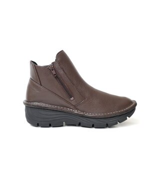 Pointer 本革超軽量サイドゴアショートブーツ ダークブラウン