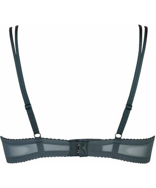 WACOAL ブラジャー ふっくらとした谷間をメイク 軽やかなつけごこち Gカップまで対応 大きいサイズ レディース BXC408 /ワコール グリーン