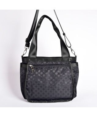 Y'SACCS 【PEANUTSコラボ】SNOOPY（スヌーピー） Polka Dots 2WAYトート ブラック