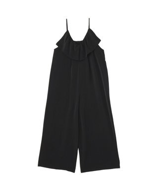 Green Parks フリルサロペット Black