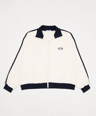 WEGO ライントラックジャケット オフホワイト