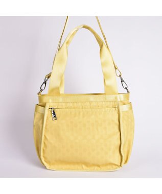 Y'SACCS 【PEANUTSコラボ】SNOOPY（スヌーピー） Polka Dots 2WAYトート イエロー