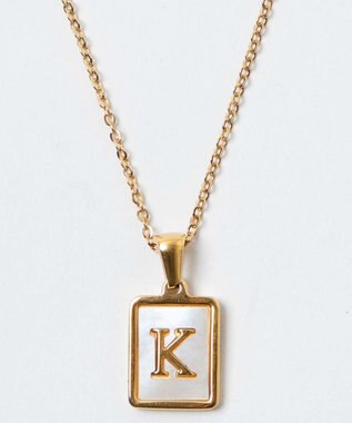 WEGO Lイニシャルネックレス 柄3