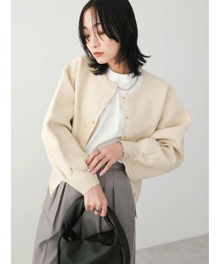 Green Parks ・ＥＬＥＮＣＡＲＥ　ＤＵＥ　２ｗａｙ　ラメカーディガン Ivory