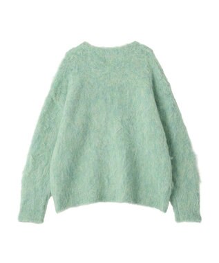 CRAFT STANDARD BOUTIQUE カール起毛モヘアライクVネックニットカーディガン Green