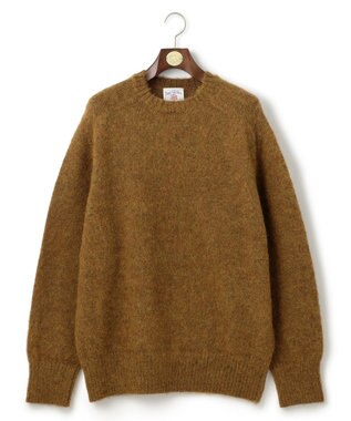 J.PRESS MEN 【J.PRESS ORIGINALS】Shaggy Dog Crew Neck Sweater / Japan Made イエロー系