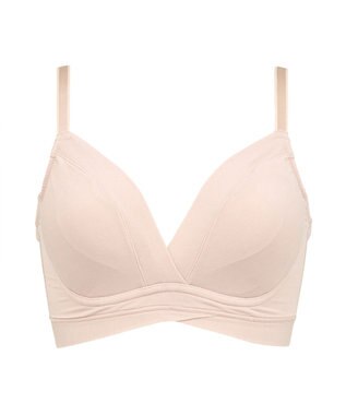 BRADELIS New York 【BRADELIS Me / ノンワイヤー・バストアップ】 BRADELIS HUGMEコットンブラ ヌードベージュ