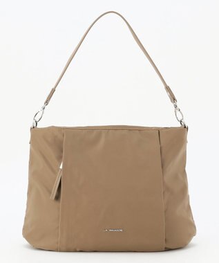 LA BAGAGERIE 多収納ナイロン2WAYショルダー グレージュ