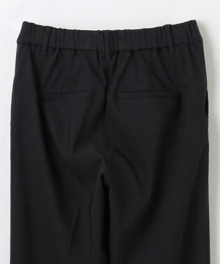 ANY L 【ウエストゴム】裏起毛ハイストレッチパンツ ブラック