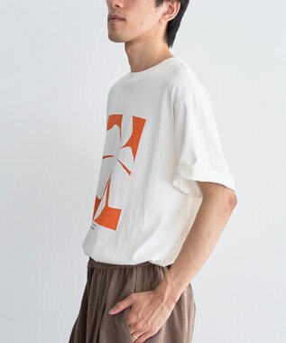 CRAFT STANDARD BOUTIQUE フラワープリントグラフィックＴシャツ B